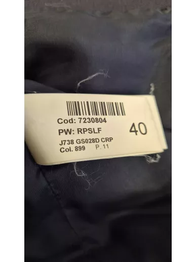 Marynarka Dondup z haftem ręcznym granatowa | Stylowy Komis