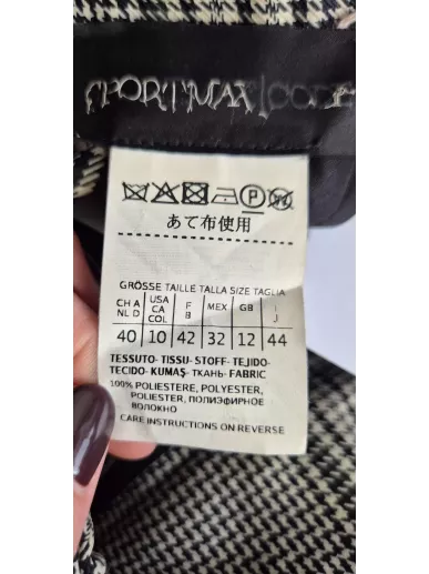 Sportmax Code spódnica w kratę 38 | Stylowy Komis