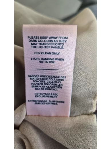 Nanushka spódnica patchwork vegan leather M – Stylowy Komis