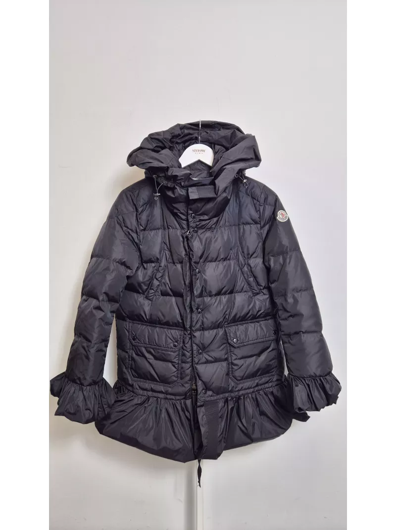 Moncler Serre Giubbotto czarna kurtka puchowa | Stylowy Komis