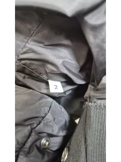 Moncler Serre Giubbotto czarna kurtka puchowa | Stylowy Komis