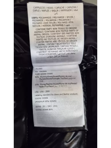 Moncler Badyfur – czarna kurtka z futrem Blue Fox | Stylowy Komis