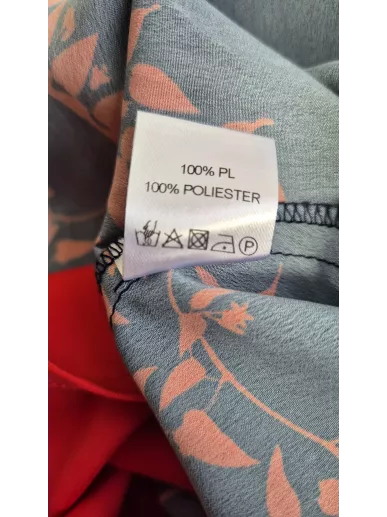 Sukienka Bizuu Après Midi XS – granatowa w czerwone kwiaty