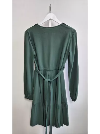 Sukienka PINKO zielona wiskoza | premium second-hand Stylowy Komis