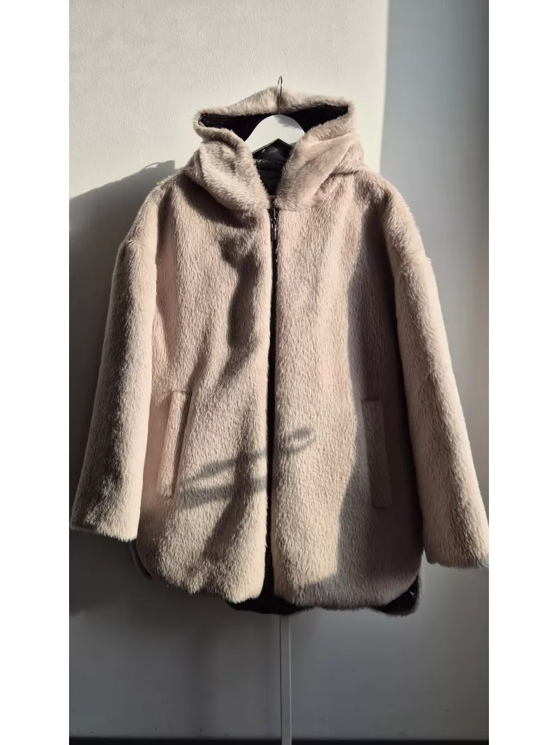 Max Mara The Cube dwustronna kurtka puchowa alpaka | Stylowy Komis