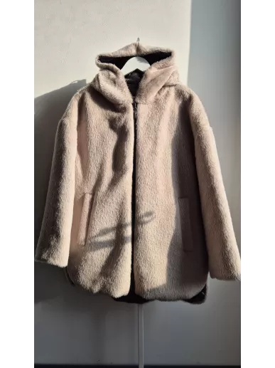 Max Mara The Cube dwustronna kurtka puchowa alpaka | Stylowy Komis