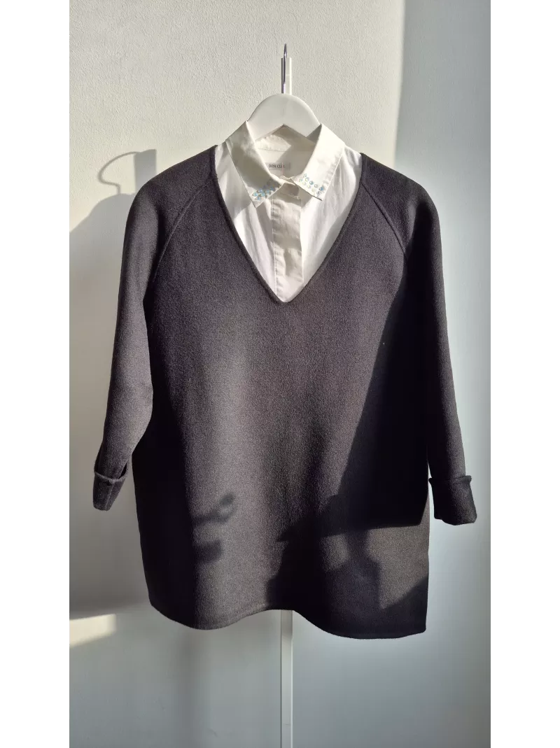 Hexeline wełniano-kaszmirowe okrycie wierzchnie M | Stylowy Komis