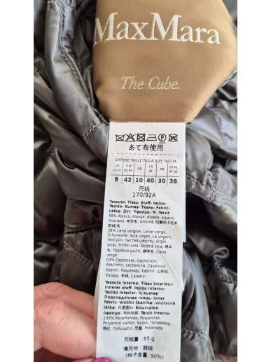 Max Mara The Cube dwustronna kurtka puchowa alpaka | Stylowy Komis