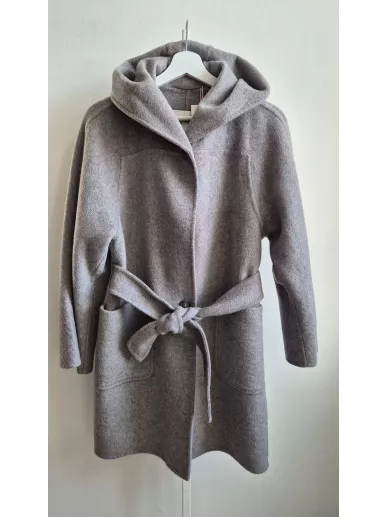 Kaszmirowy płaszcz Max Mara 100% cashmere z kapturem | Stylowy Komis