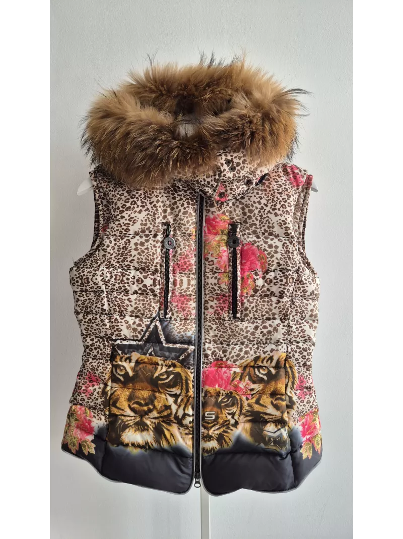 Sportalm Tigerlily kamizelka puchowa z futrem | Stylowy Komis