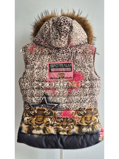 Sportalm Tigerlily kamizelka puchowa z futrem | Stylowy Komis